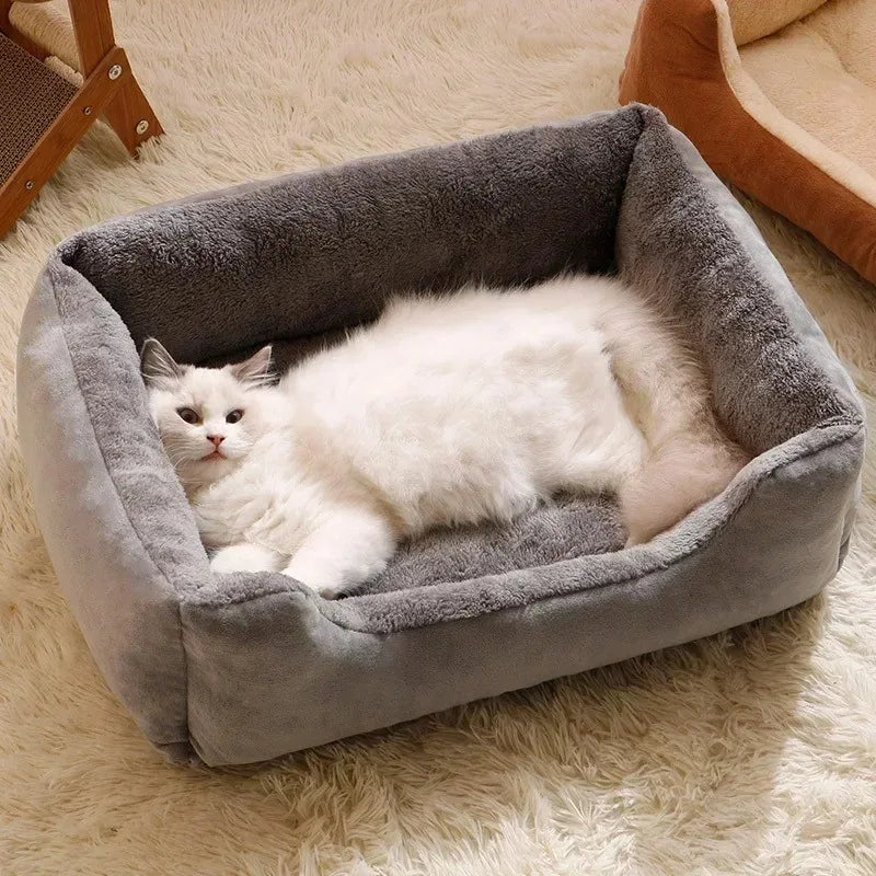CloudHaven Plush Cat Bed