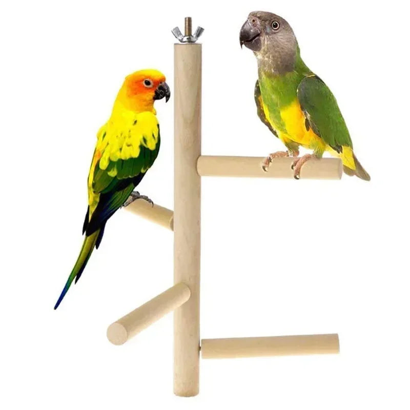 PerchTree – Natural Wooden Bird Stand