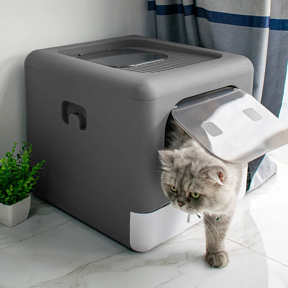 PurrCube Modern Enclosed Litter Box