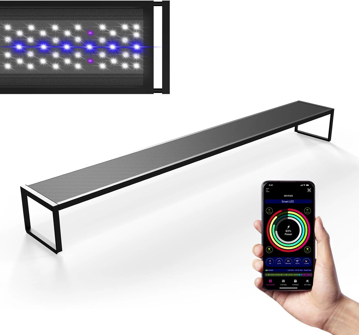 AquaGlow – LED Light Bar for Aquariums