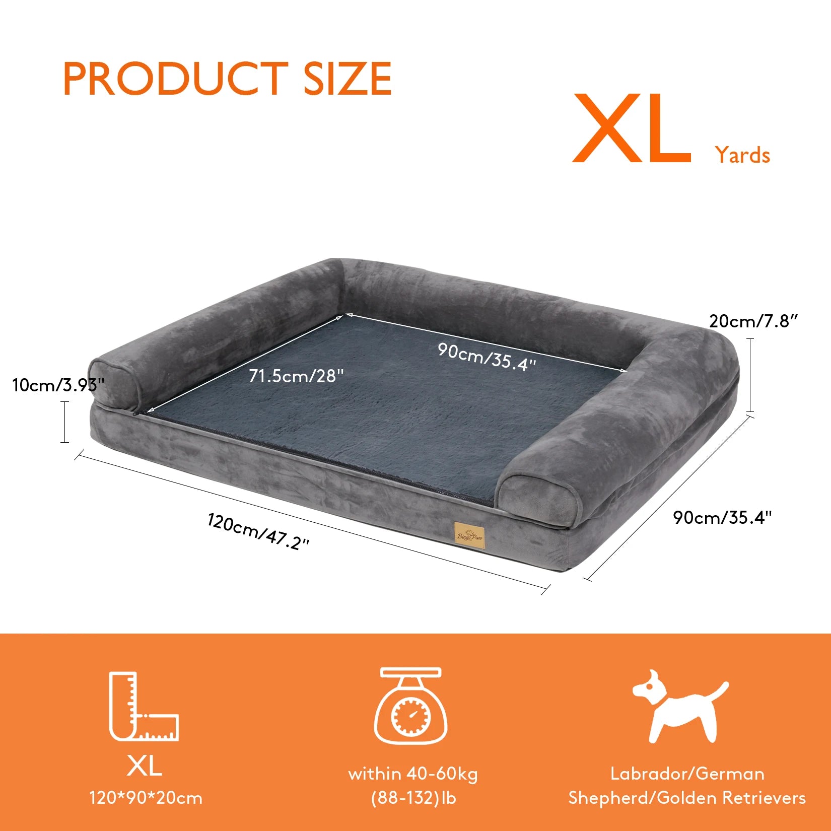 CloudNest Orthopaedic Dog Bed