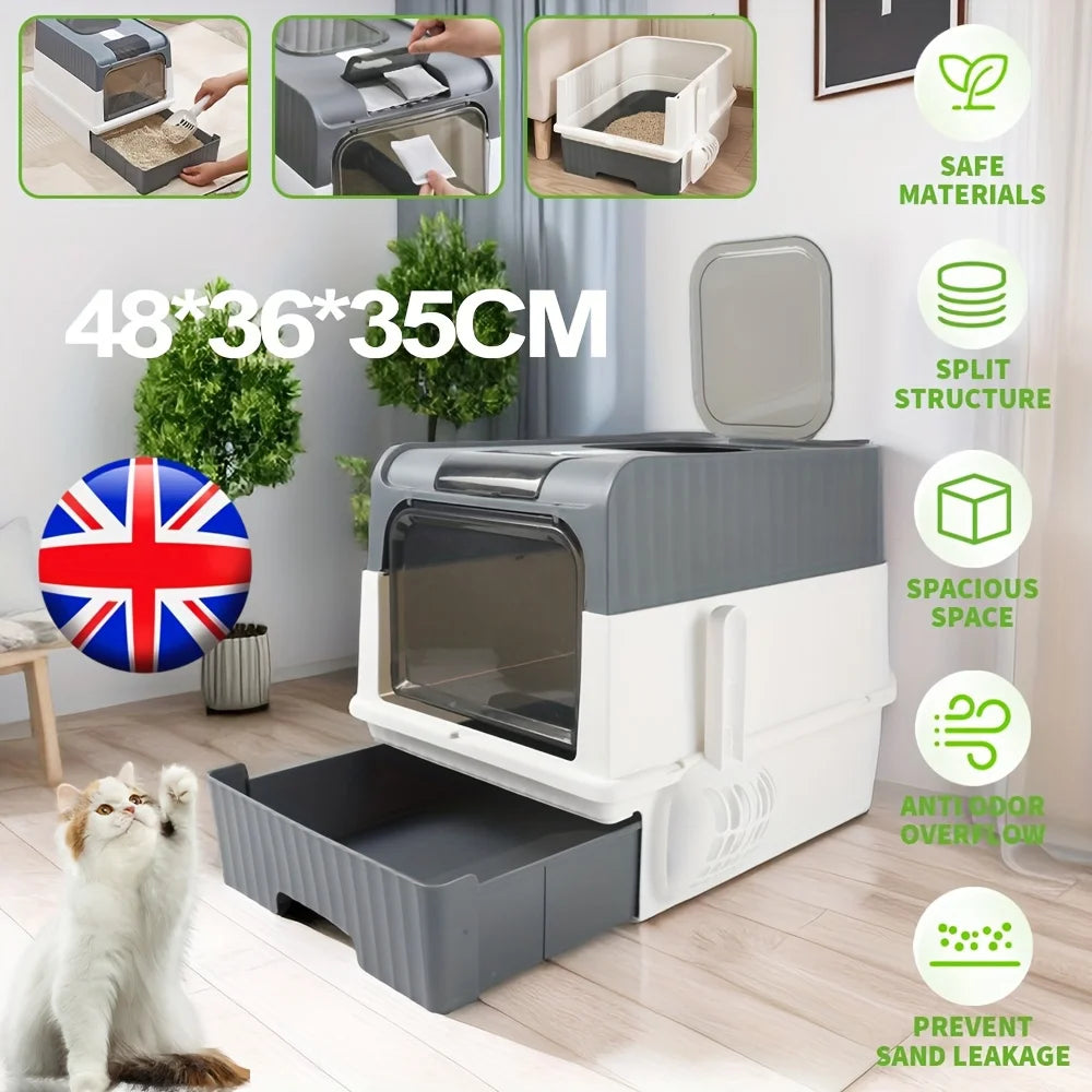 FreshPaws Odour-Free Cat Litter Box