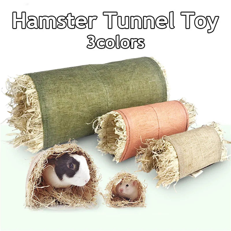 NatureTunnel – Natural Hay Hideout for Small Pets