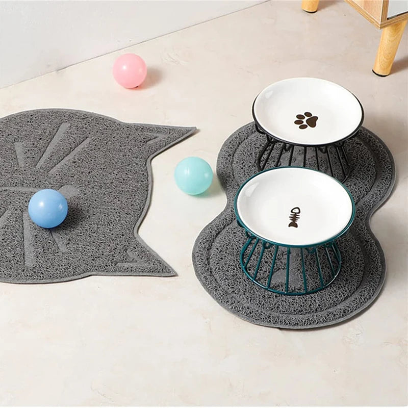 WhiskerLift Elevated Cat Feeding Set