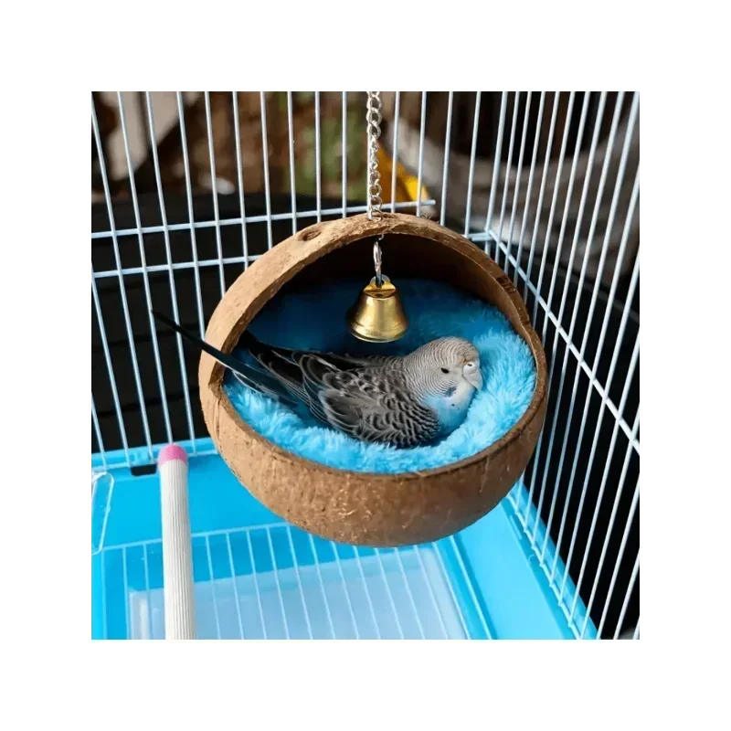 CocoHaven – Cozy Coconut Bird Bed