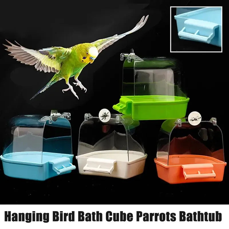 FeatherSpa – Enclosed Bird Bath Haven