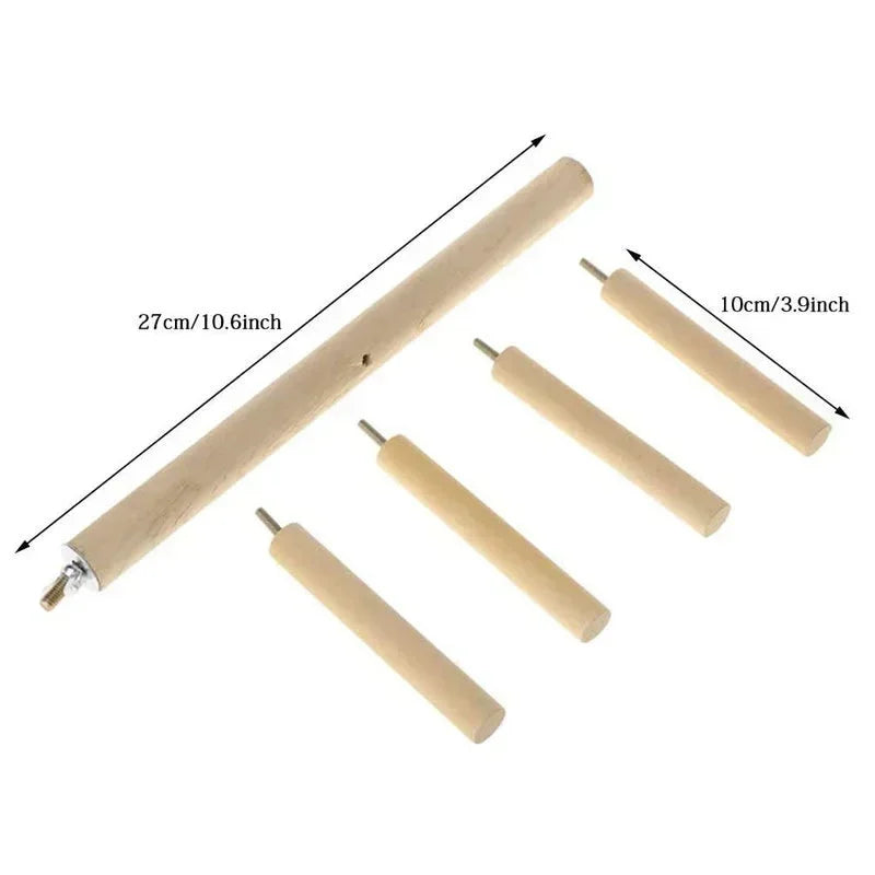 PerchTree – Natural Wooden Bird Stand