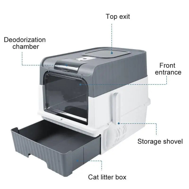 FreshPaws Odour-Free Cat Litter Box