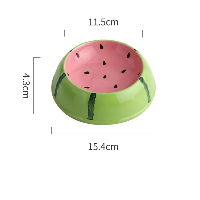 FruityBowl Ceramic Pet Dish