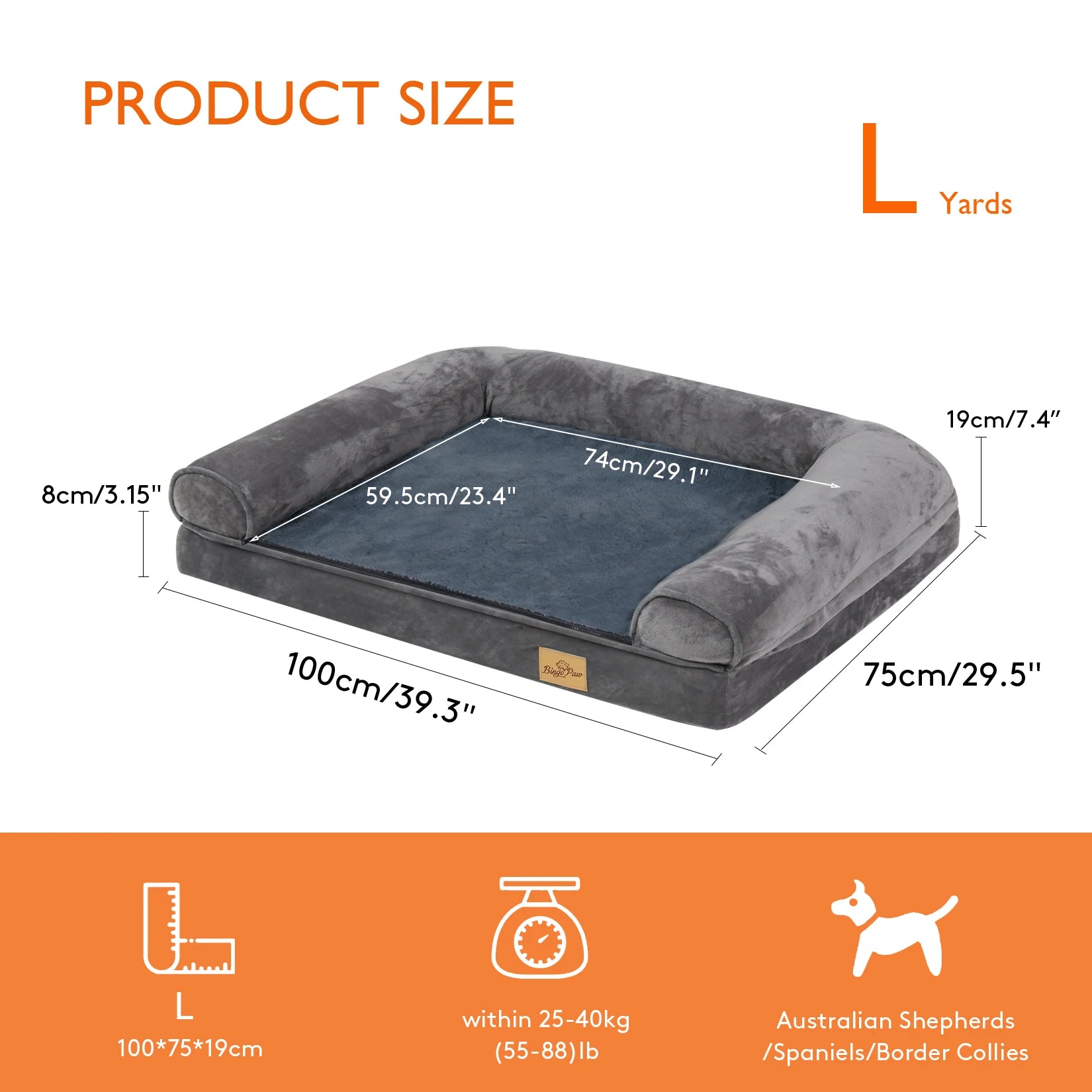 CloudNest Orthopaedic Dog Bed