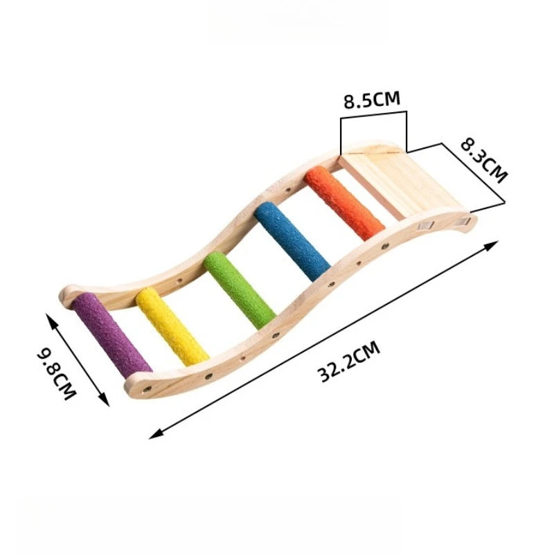 Rainbow Climb Bird Ladder