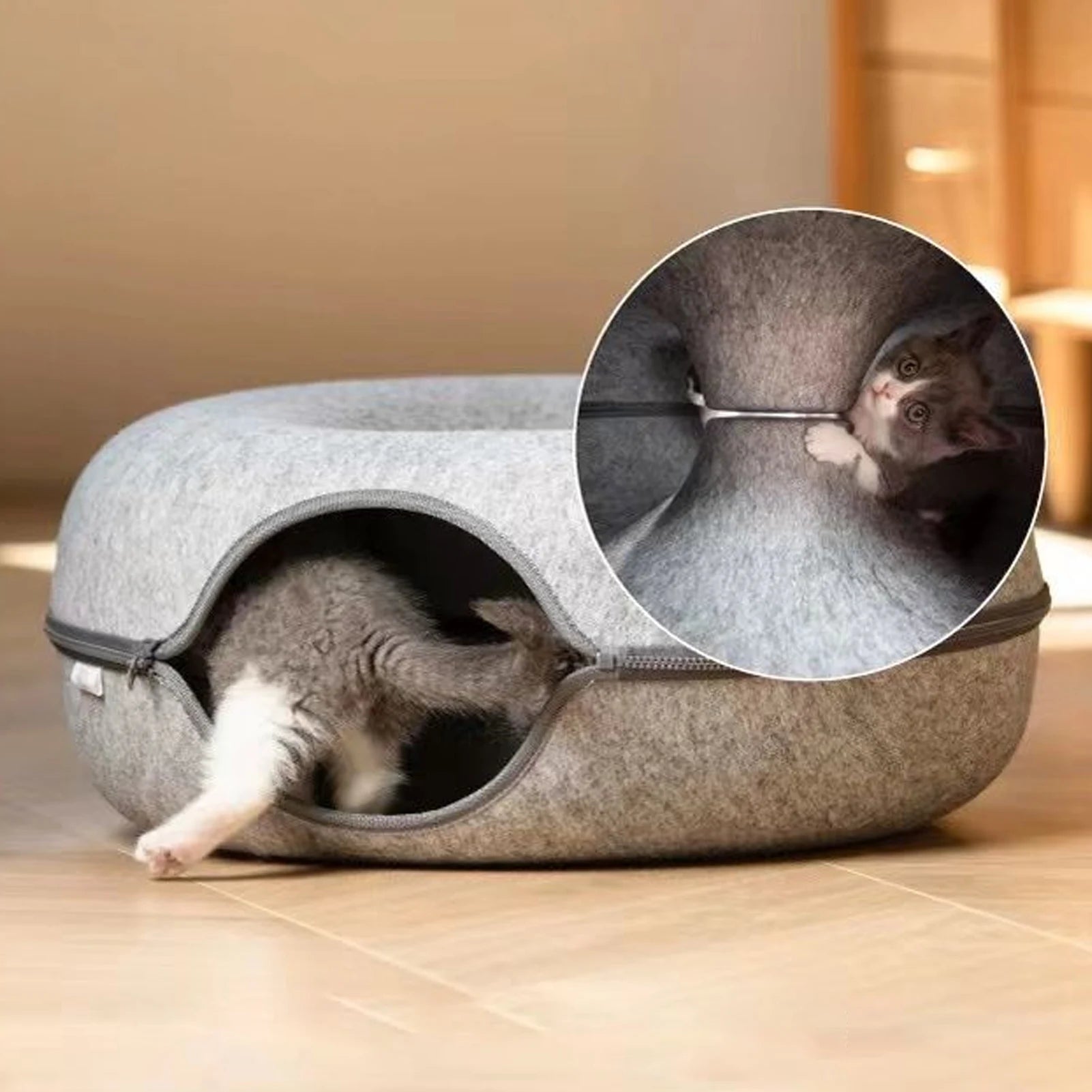 CozyCave Felt Cat Bed
