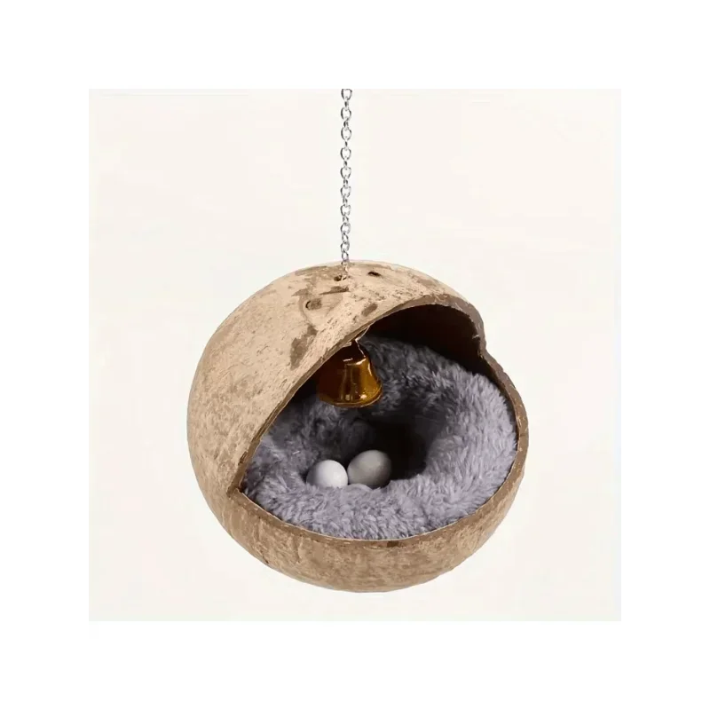 CocoHaven – Cozy Coconut Bird Bed