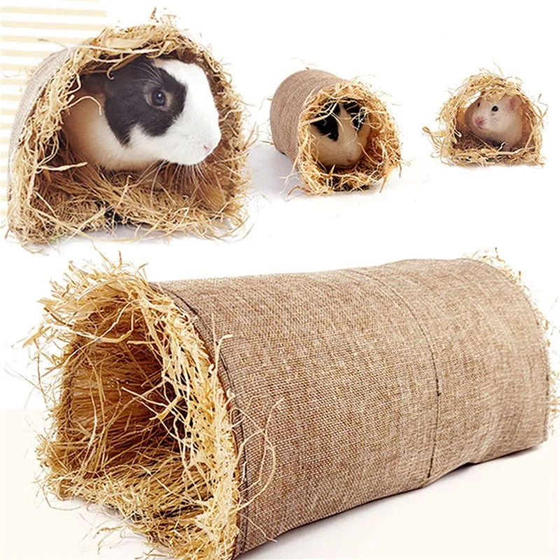 NatureTunnel – Natural Hay Hideout for Small Pets