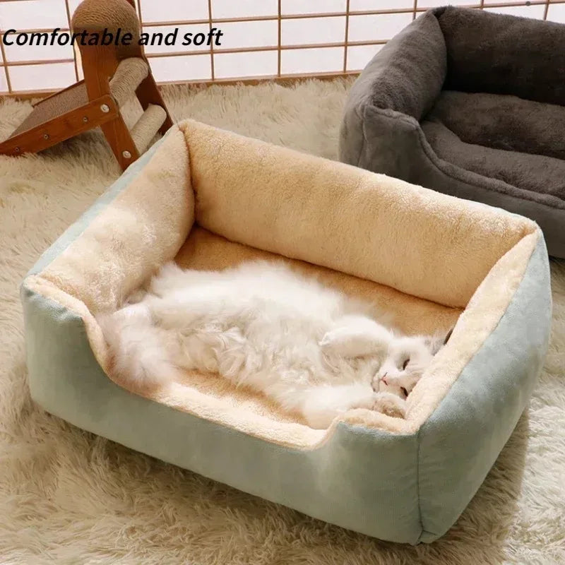 CloudHaven Plush Cat Bed