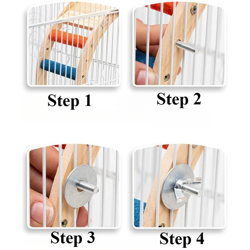 Rainbow Climb Bird Ladder